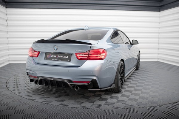 Maxton Design Diffusor Flaps V.5 Passend FüR BMW 4Er Coupe M-Paket F32 Schwarz H-image