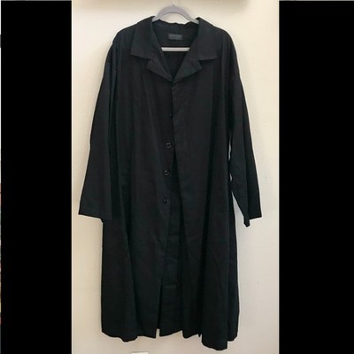 Yohji Yamamoto S'YTE Black Long Wide Urban Trench Coat | eBay