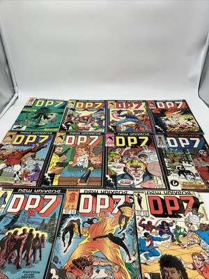 Lot of (11) Comic D.P. 7  DP7  4 5 6 7 8 9 10 11 12 14 + Annual Marvel 1986