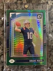 2024 Panini Donruss Optic Rated Rookie Drake Maye #229 Green Hyper Prizm (RC)