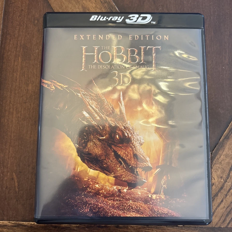 The Hobbit Desolation of Smaug 3D EXTENDED EDITION Blu-Ray Lenticular Cover-USED - Image 3 of 4