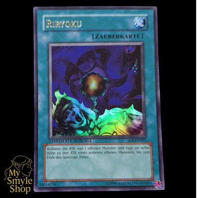 YuGiOh - Riryoku - SOI-DESE2 Secret Rare Limitierte Auflage DE & NM