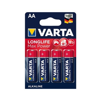 Varta Batterie AA 1,5V Alkaline FR6 4706 LR6 Mignon 4 Stück Max Power
