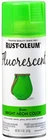 Rust Oleum Fluorescent Spray Paint 11Oz Green Fast Dry High Visibility Neon