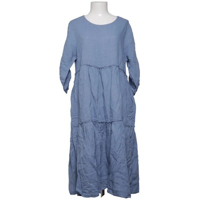 Le Monde Du Lin, Kleid, Größe: S/M, Blau, Leinen, Einfarbig, Damen #Kz9