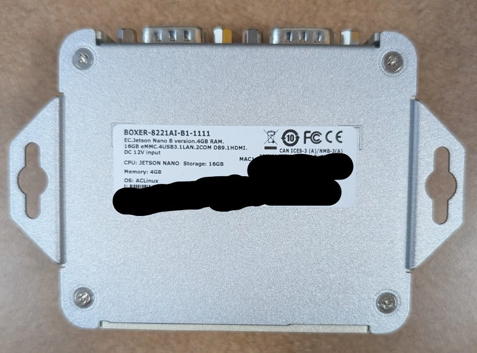 Placa IA NVIDIA Jetson Nano B 16 GB/4 GB BOXER AAEON (BOXER-8221AI-B1-1111) Foto 2 de 4