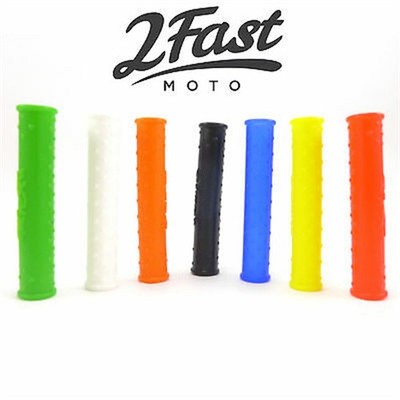2FastMoto Orange Silicone Lever Covers Universal Fit 2 Pack 01-6025O