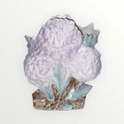 McCoy Chrysanthemum Flowers Planter Vase 50’s Vintage Pottery