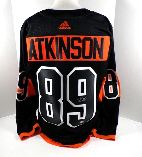 Cam Atkinson Signed Adidas Philadelphia Flyers Black Hockey Jersey Fanatics Auto
