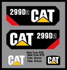 New Fits Caterpillar 299D2 299D 2 Decal Kit Skid Steer Loader Series 2 Decal Set
