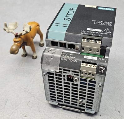 SIEMENS 6EP1 334-3BA00 Stabilized Power Supply 120/230-500VAC 24VDC 50/60Hz 10A