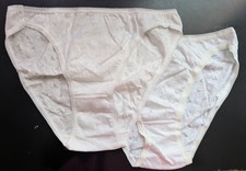 2 pair Vtg 6 New Nos Alessandra Italy cotton bikini Panty panties Nwot sheer