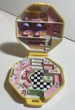 Polly Pocket Bluebird 1990 Hair Salon Yellow No Figures