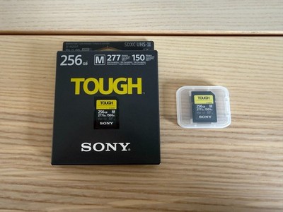 Sony Tough SDXC-Karte 256 GB Class 10 UHS-II U3 V60 bis zu 277 (R)/150 (W)MB/s