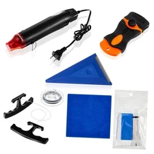  Emblem Removal Tool Kit Vinyl Wrap Kit Plate Line Remover with 5m PE Cord 