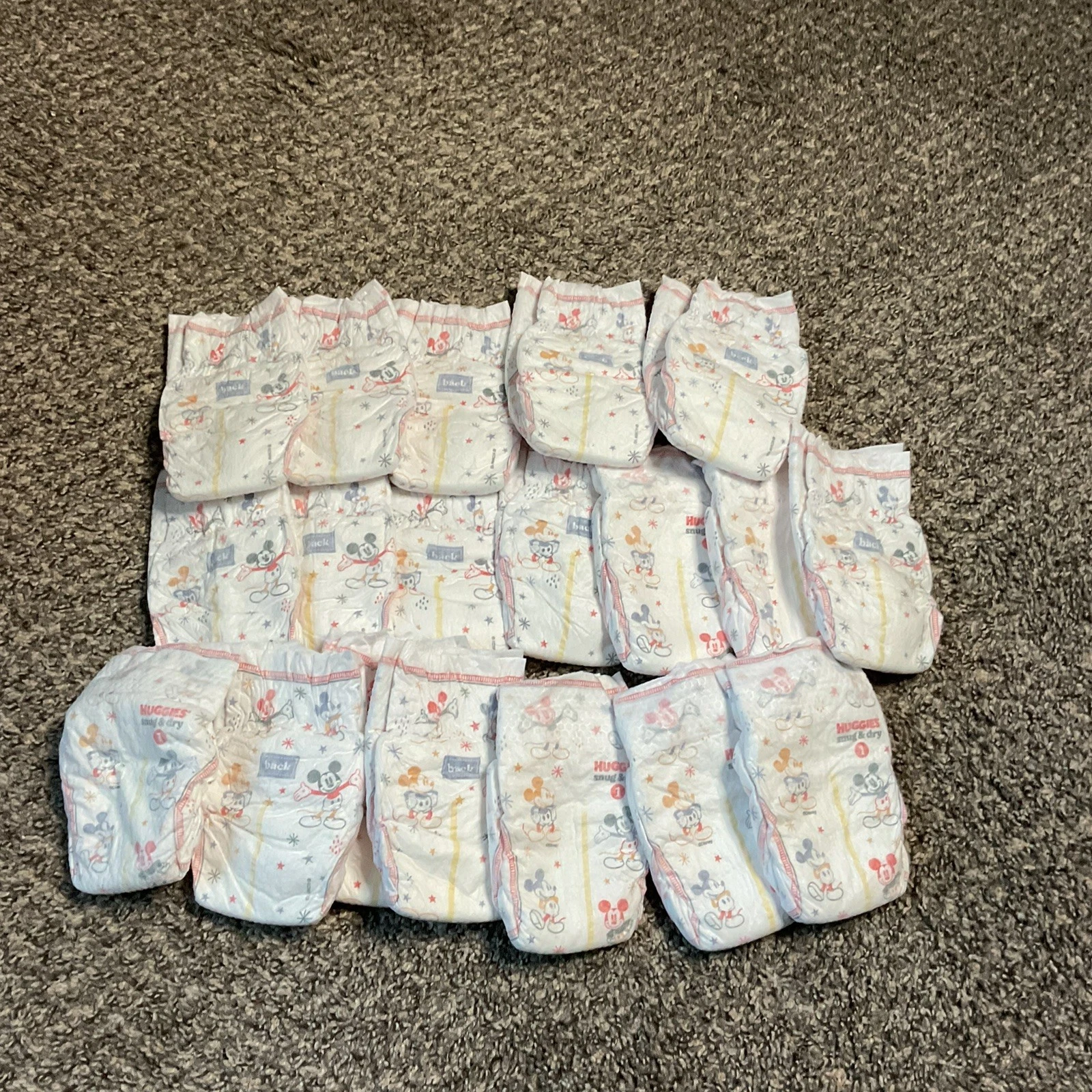 Huggies Snug & Dry Baby Disposable Diapers19 ct - Size 1