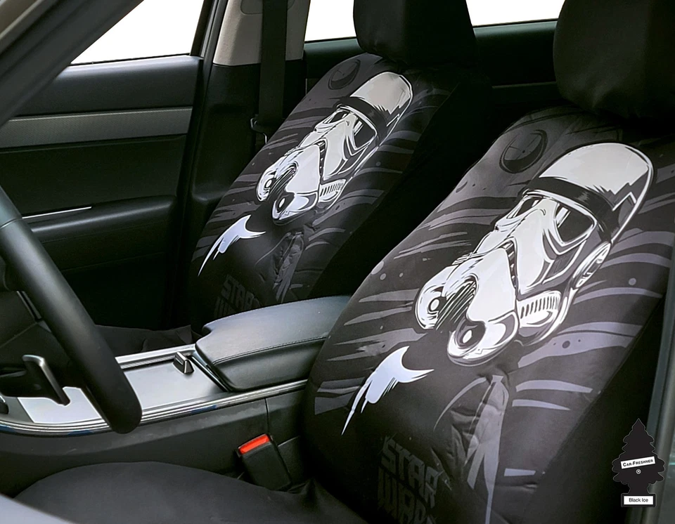 Fundas de asiento de coche y alfombrillas de goma Star Wars Stormtrooper para Acura Foto 3 de 4