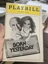 may 1989 - Forty-Sixth Street Theatre Program - Born Yesterday - Edward Asner