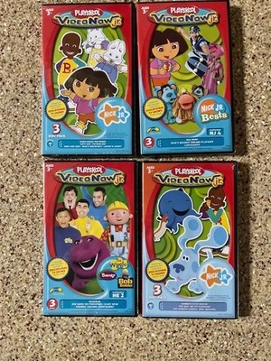 Playskool VideoNow Jr. Bundle: 12 Brand New Discs (Dora, Blues Clues, and more)