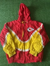 Vintage Kansas City Chiefs Jacket Men Large Rare Apex One Pro Line Puffer Coat 