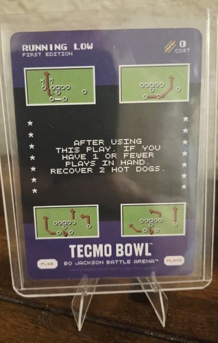 2026 Bo Jackson Battle Arena Tecmo Bowl RUNNING LOW SSP Play PL15