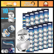 50 Count CR2032 Lithium Coin Cell Batteries - Long-Lasting, Leak-Proof, Safe for