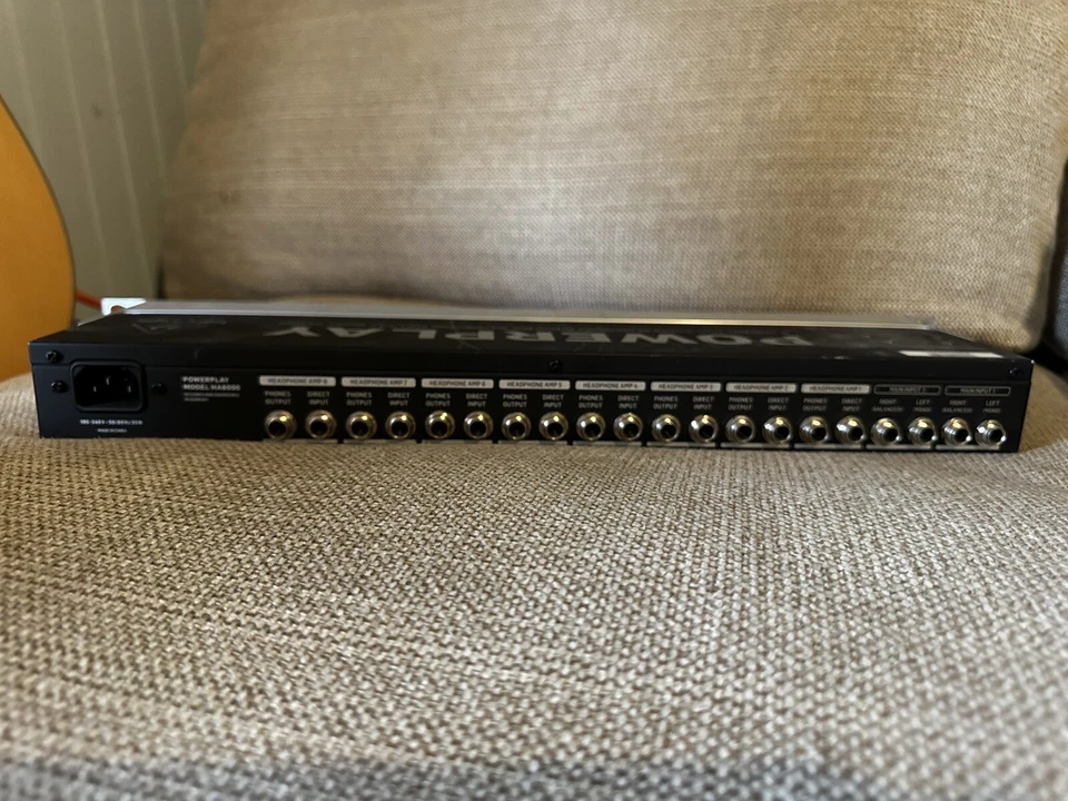 Behringer Powerplay HA8000 8-Ch Headphones Mixing Distribution Amplifier - Image 2 of 2