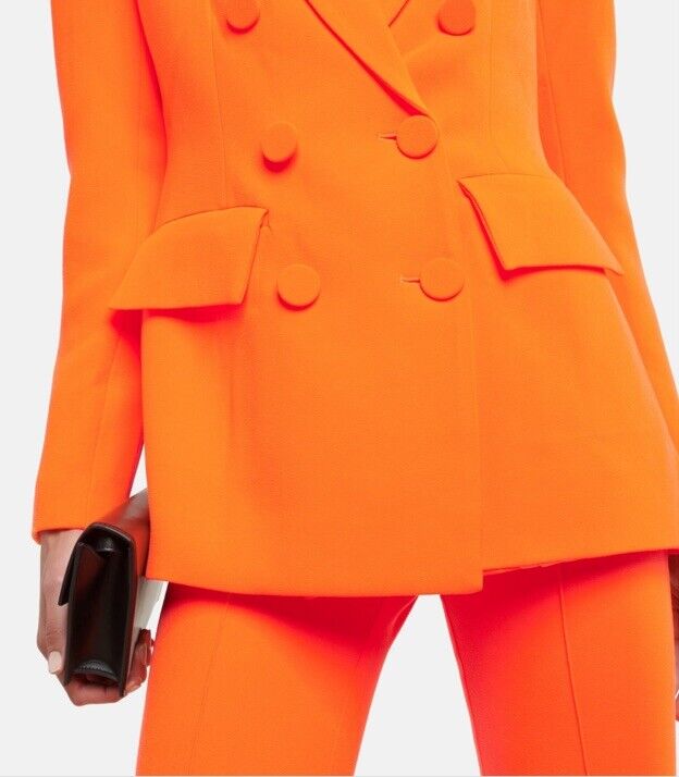 【Alex Perry】 Landonクレープブレザー ALEX PERRY Landon Crêpe Bright Orange Blazer $2,000 | eBay
