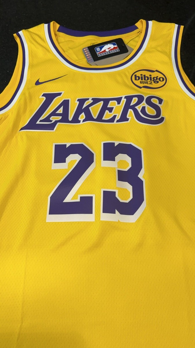 Los Angeles Lakers LeBron James #23 Nike 2024/25 Bibigo NBA