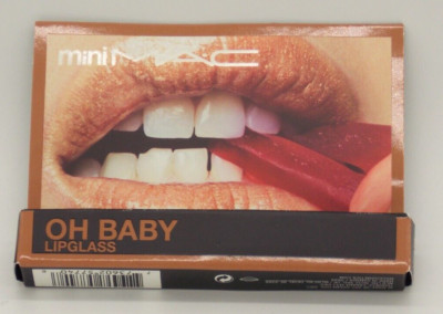 MAC Mini Lipglass 301 OH BABY .08oz./2.4g new in box