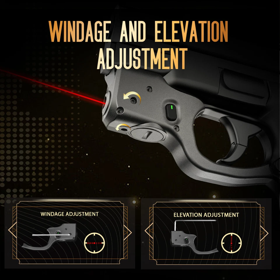 Red Laser Sight Tailored Fit M&P Shield 9mm/.40 Pistol (Not Fit M&P Shield Plus) - Image 2 of 4