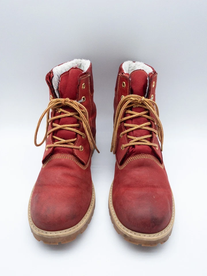 Däumling Kinder Schnürboots Boots Stiefelette Leder rot Gr. 40 EU Art. 6424-40 - Bild 3 von 3