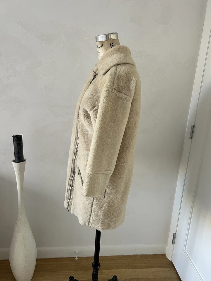 ASOS Genuine  Shearling Jacket  Coat NEW Women’s XS - Image 3 of 4