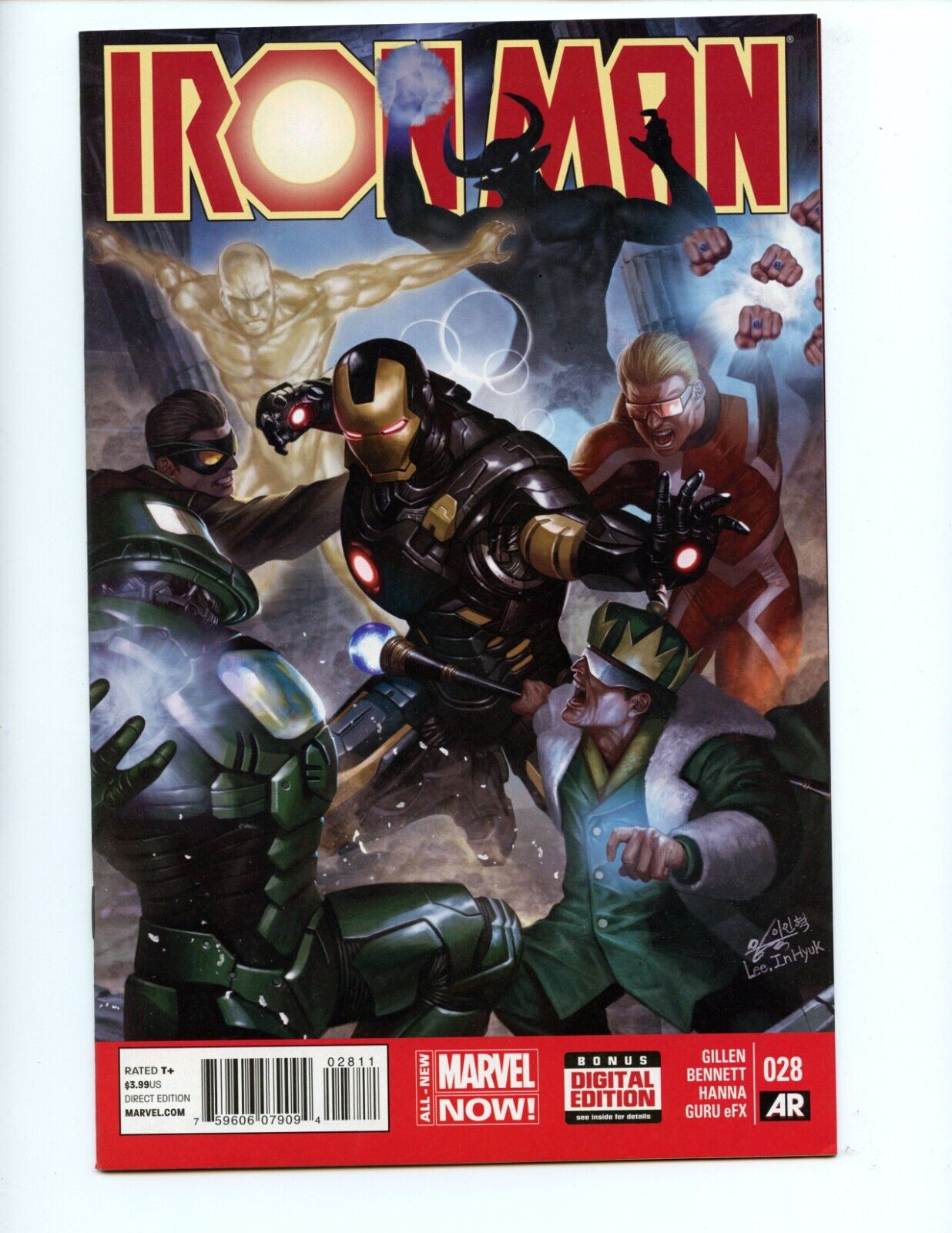 Iron Man #28 Comic Book 2014 NM Inhyuk Lee Marvel Comics Kieron Gillen