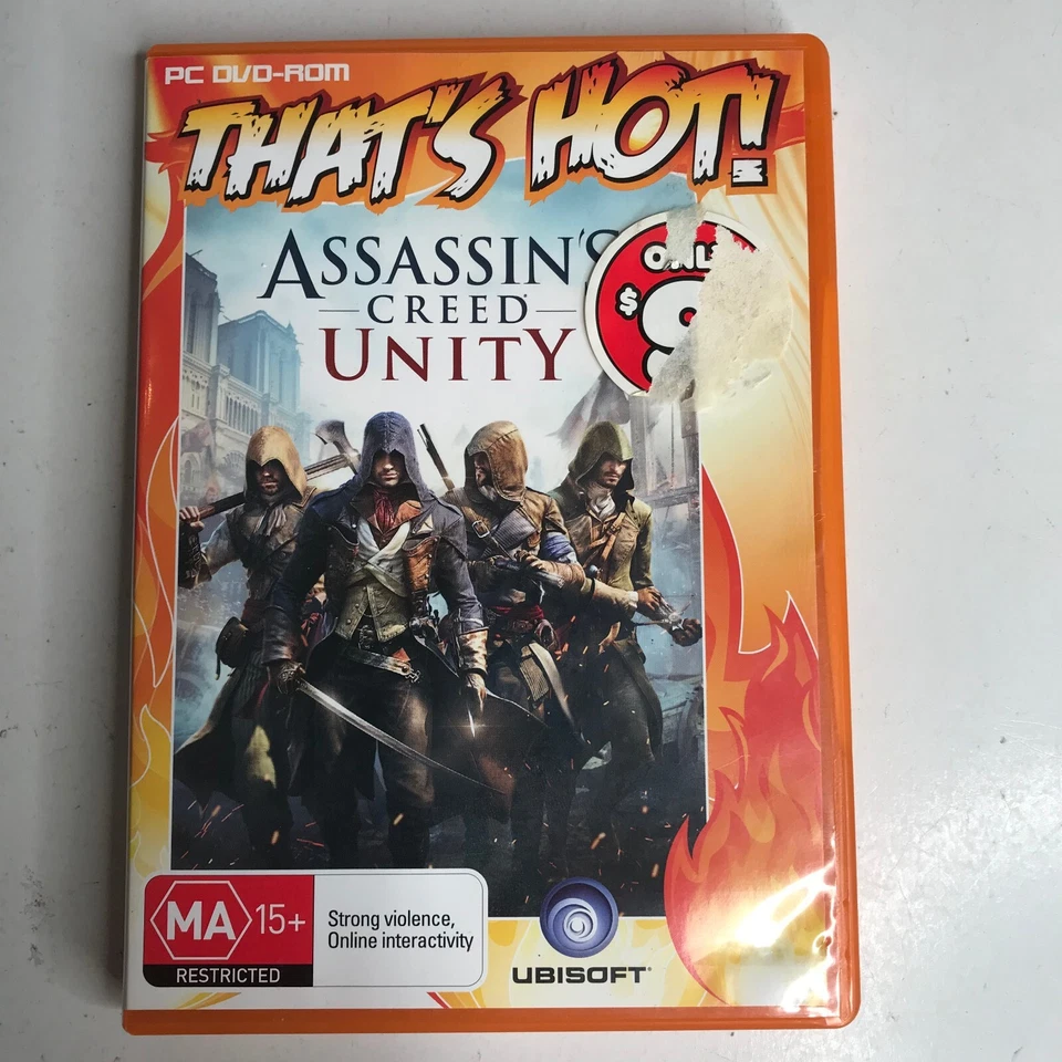 Assassin's Creed Unity PC DVD - Rom Game 2014 x 5 Discs - Image 2 of 4