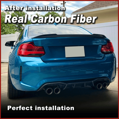 Diffusore posteriore in carbonio diffusore paraurti attacco posteriore per BMW F87 M2 Coupè 2016-20 - Foto 2 di 9