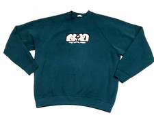 Vintage 90s Taz Crewneck Sweatshirt Size XL Made In USA Green Looney Tunes