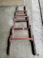 Antique Dining Table Top Wood EXTENSION SLIDES