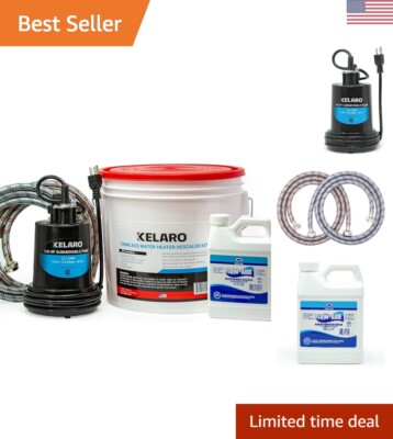 Professional-Grade Flow-Aide Descaler Kit for Tankless Water