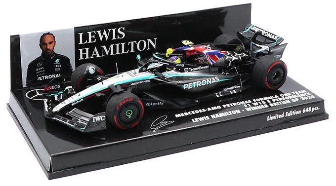Minichamps Mercedes-AMG W15 Winner British GP 2024 - Lewis Hamilton 1/43 Scale - Image 2 of 4