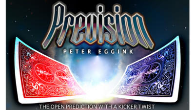 PREVISION BLUE GIMMICK & ONLINE INSTRUCTIONS BY PETER EGGINK MAGIC CARD TRICKS