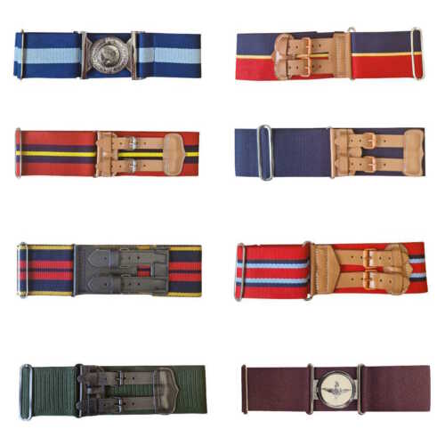 Regiment Corps Stable Belts Adjustable Slide British Armed Forces Webbing  - 第 1/19 張圖片