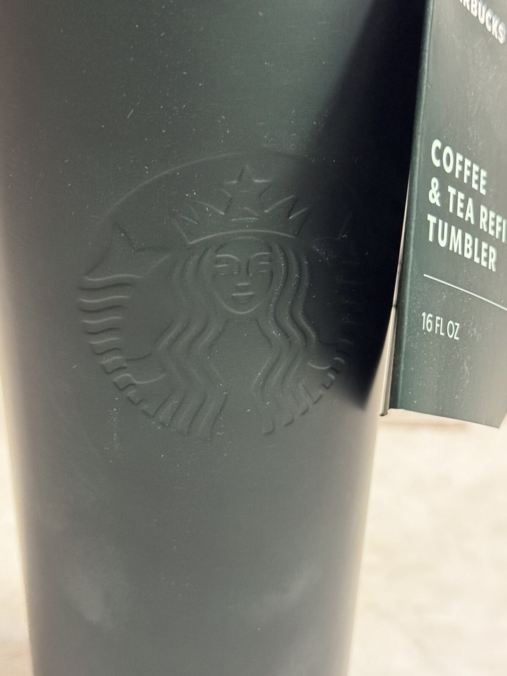 Starbucks 2022 Stainless Steel 16oz Coffee & Tea Refill Tumbler Green