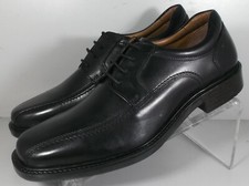 204865 SP50 TABOR MEN'S SHOES SIZE 9 M BLACK LEATHER LACE UP JOHNSTON MURPHY