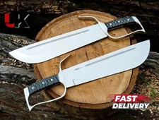 Custom Handmade chinese butterfly swords Wing Chun Kung Fu Training Twin Double