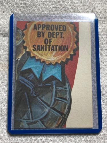 Topps Wacky Packages GARBAGE CANDY#251 / 264 (series 4) Gum Sticker 1980 EX/EX+ - Picture 2 of 2