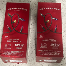 Wondershop Multicolor Mini Lights Set of 2
