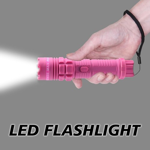 FIGHTSENSE HEAVY DUTY STUN GUN WITH LED FLASHLIGHT FOR WOMEN SELF DEFENSE - Picture 13 of 91