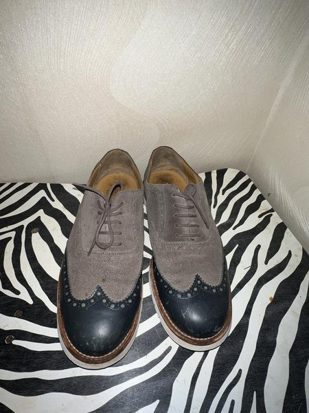 Men Emporio Armani Heels Navy Leather 42