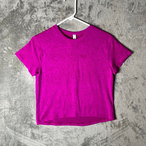 Lululemon Train to Be Seamless Short Sleeve T-ShirtRipple Wave Purple Size 6